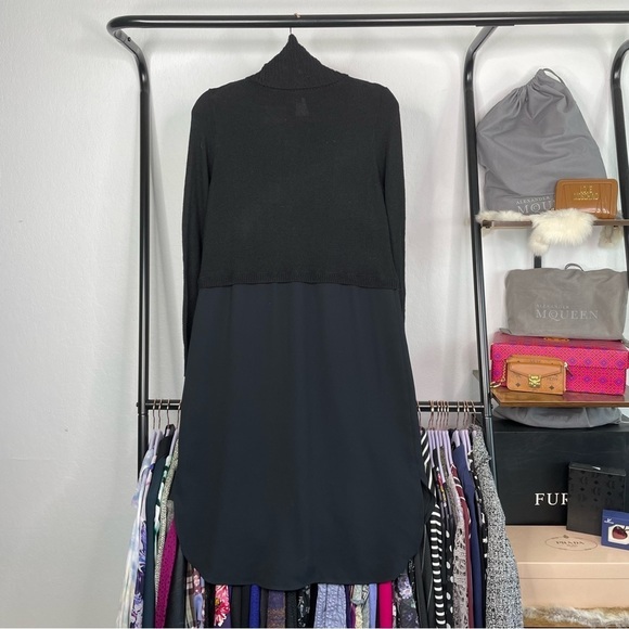 𝅺MADEWELL Timelapse Cowl Turtleneck Sweater Shirt Dress - Picture 6 of 7